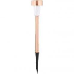 Buy 🎉 Outdoor Expressions Copper 2.10 Lumens Metal Mini Solar Path Light 🎁