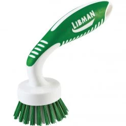 Brand new 🎉 Libman White & Green Polymer 8 In. Ergonomic Rubber Grip Dish Brush 🛒
