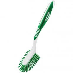 Flash Sale 👏 Libman Green & White Polymer 8 In. Ergonomic Rubber Grip Dish Brush 💯