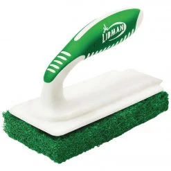 Buy 🔔 Libman Abrasive Grout, Tile, Tub Green Scrubber With Handle 😍