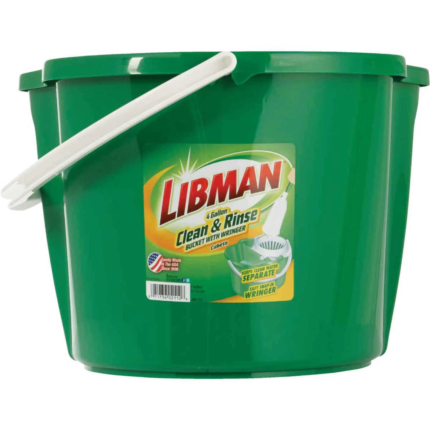 Budget ๐ Libman 4 Gal. Green Clean & Rinse Bucket With Wringer ๐ 2 Budget ๐ Libman 4 Gal. Green Clean & Rinse Bucket With Wringer ๐ - Image 2