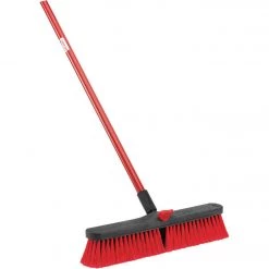 Promo 🎉 Libman 18 In. W. X 64 In. L. Steel Handle Multi-Surface Medium Sweep Push Broom 🎁