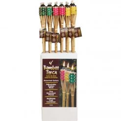 Best deal 😀 Outdoor Expressions 4 Ft. Assorted Color Bamboo Party Patio Torch 😉 -Outdoor Expressions shop ItemImage 753586 q5wwy3 5uwnnc c5nmb6