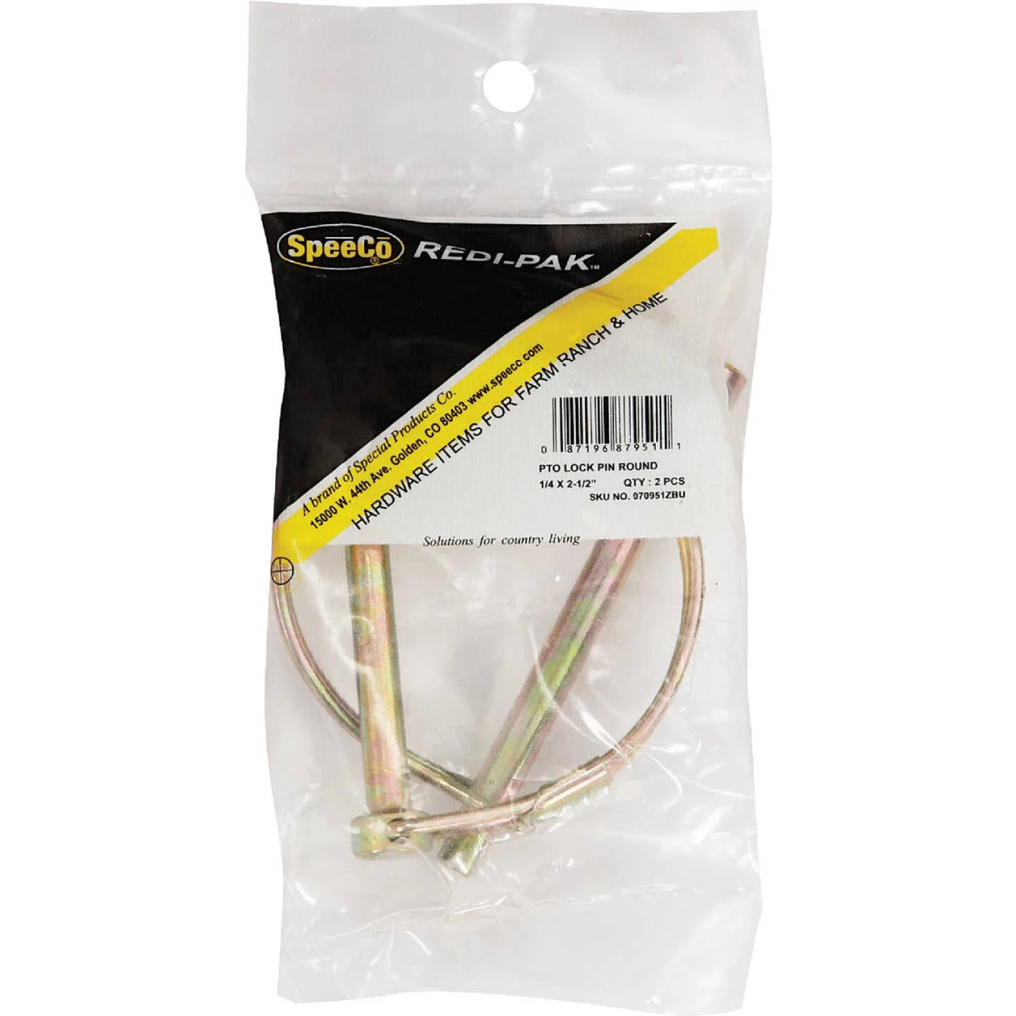 Promo 😍 Speeco 1/4 In. X 2-1/2 In. Round Loop Lock Pin 🎉 2 Promo 😍 Speeco 1/4 In. X 2-1/2 In. Round Loop Lock Pin 🎉 - Image 2