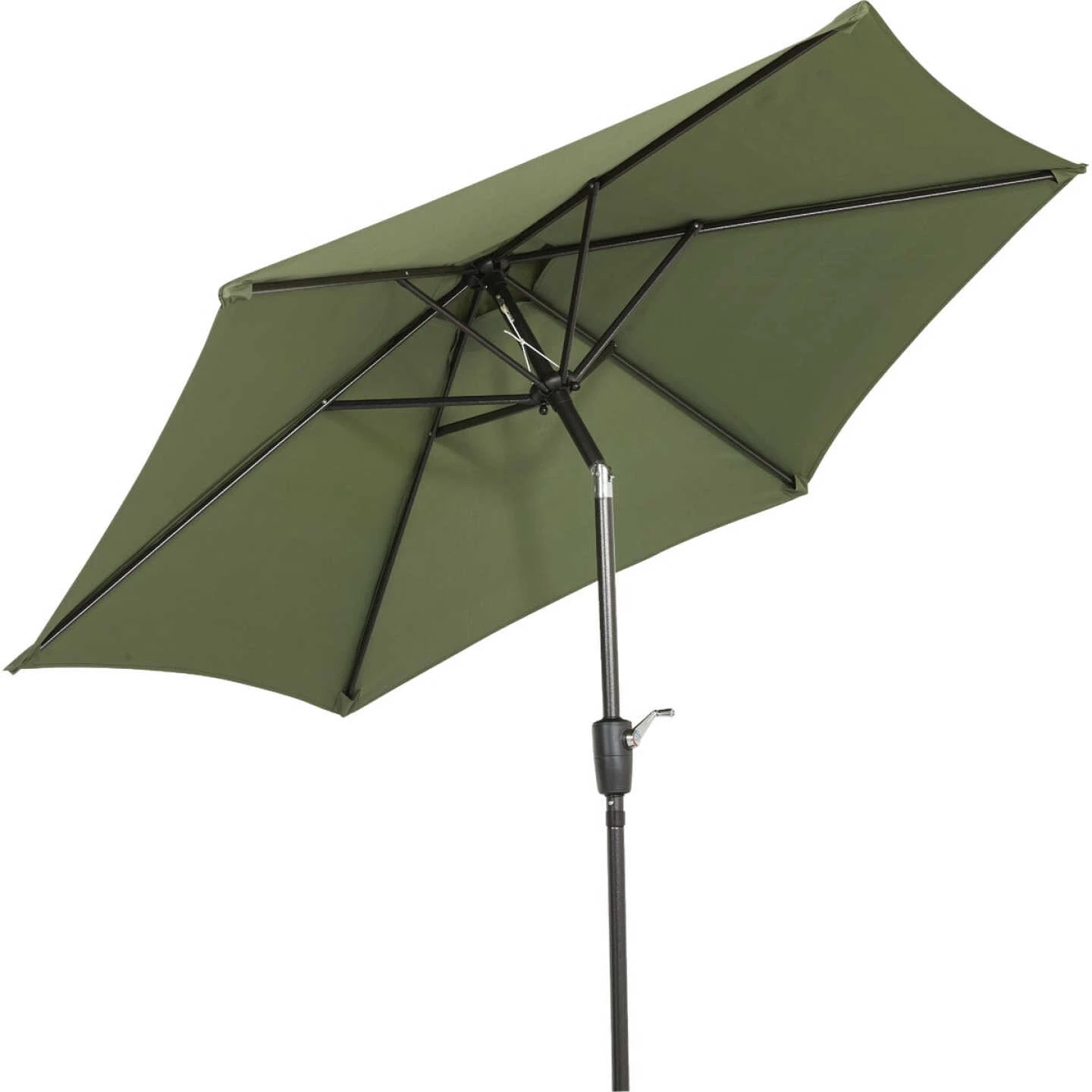 Outlet 🎉 Outdoor Expressions 7.5 Ft. Aluminum Tilt/Crank Heather Green Patio Umbrella 💯 3 Outlet 🎉 Outdoor Expressions 7.5 Ft. Aluminum Tilt/Crank Heather Green Patio Umbrella 💯 - Image 3