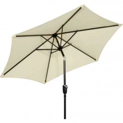 Hot Sale 😍 Outdoor Expressions 7.5 Ft. Aluminum Tilt/Crank Cream Patio Umbrella 🧨 -Outdoor Expressions shop ItemImage 800051 q5x65d 6jh3xc 8eh7bx