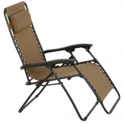 Wholesale 🧨 Outdoor Expressions Zero Gravity Relaxer Tan Convertible Lounge Chair 👍