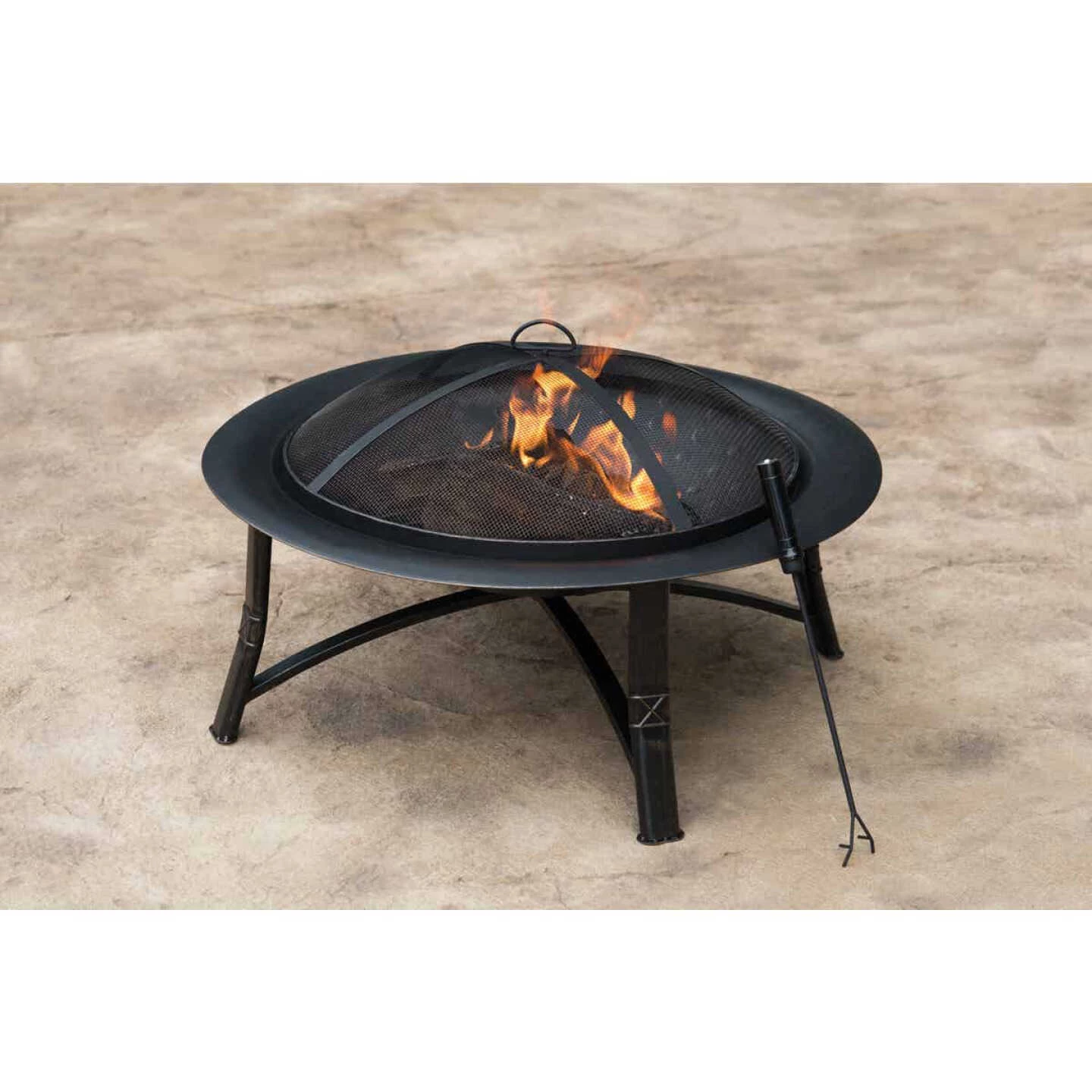 Wholesale ❤️ Outdoor Expressions 35 In. Antique Bronze Round Steel Fire Pit 🧨 2 Wholesale ❤️ Outdoor Expressions 35 In. Antique Bronze Round Steel Fire Pit 🧨 - Image 2