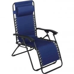 Brand new 🎉 Outdoor Expressions Zero Gravity Relaxer Blue Convertible Lounge Chair 🧨 -Outdoor Expressions shop ItemImage 800670 q5x772 7qh4bk g298g1