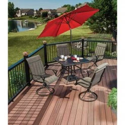 Buy 🔔 Outdoor Expressions Fort Kent 5-Piece Dining Set ⌛ -Outdoor Expressions shop ItemImage 800921 q5x7lo 1e1b80 118e1f