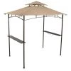 Best reviews of 🎁 Outdoor Expressions 7.8 Ft. X 8 Ft. Black & Gray Steel Grill Gazebo 🎁