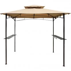 Best reviews of 🎁 Outdoor Expressions 7.8 Ft. X 8 Ft. Black & Gray Steel Grill Gazebo 🎁 -Outdoor Expressions shop ItemImage 800957 q5x7ny 9z4a7k 2glykz