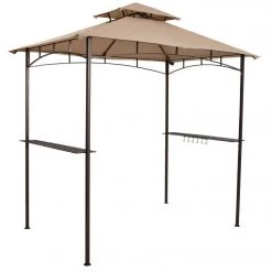 Best reviews of 🎁 Outdoor Expressions 7.8 Ft. X 8 Ft. Black & Gray Steel Grill Gazebo 🎁 -Outdoor Expressions shop ItemImage 800957 q5x7nz 86w28o 6ihirw