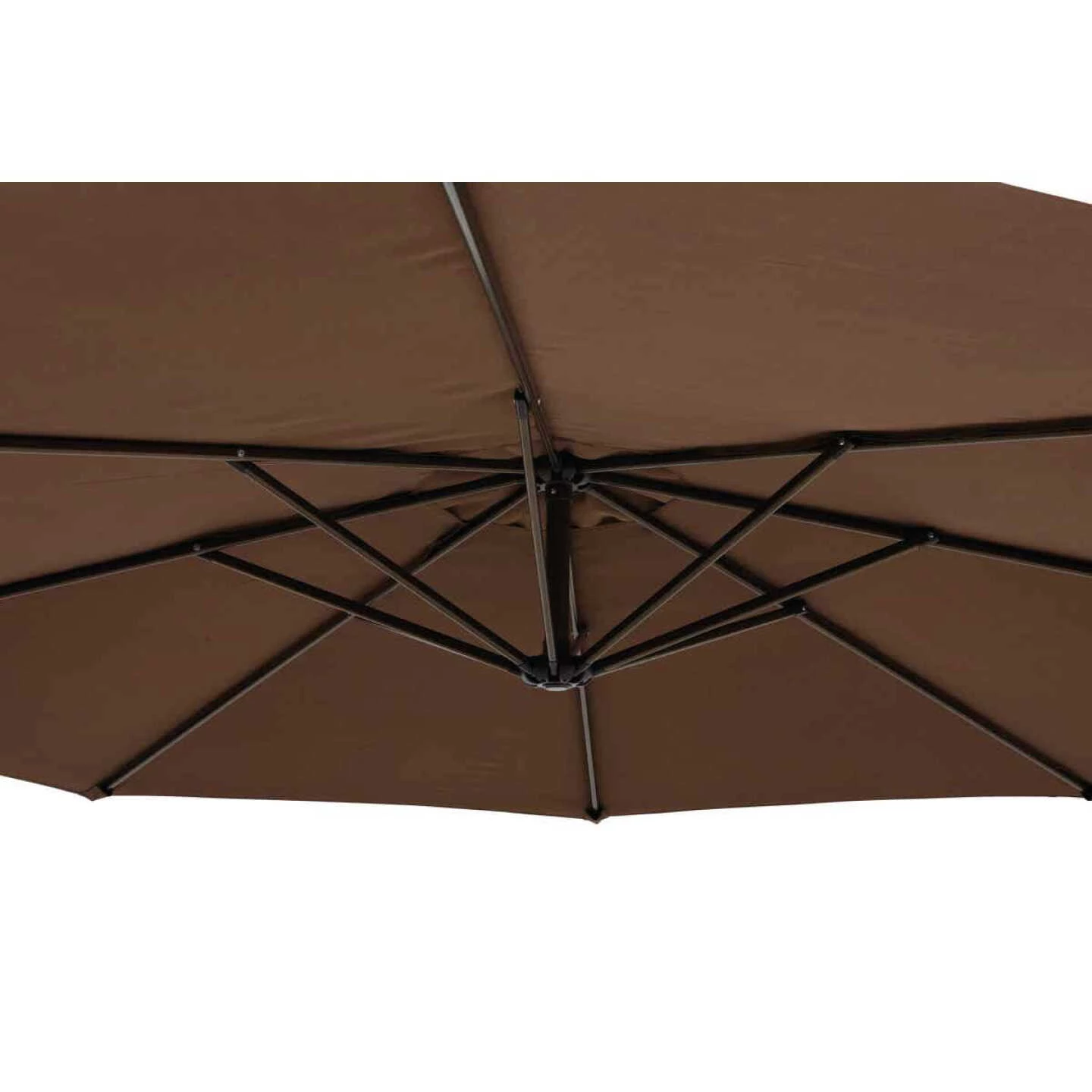 New ❤️ Outdoor Expressions 10 Ft. Round Steel Offset Brown Patio Umbrella 👏 6 New ❤️ Outdoor Expressions 10 Ft. Round Steel Offset Brown Patio Umbrella 👏 - Image 6