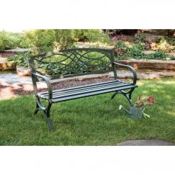 Best Pirce 🎁 Outdoor Expressions 50.5 In. L. Green Finished Steel Scroll Bench ✨ 8 Best Pirce 🎁 Outdoor Expressions 50.5 In. L. Green Finished Steel Scroll Bench ✨ -Outdoor Expressions shop ItemImage 801575 q5x99d 7zyaq8 7ek6bk