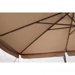 Best deal ⭐ Outdoor Expressions 10 Ft. Gazebo Offset Tan Patio Umbrella 🔥 -Outdoor Expressions shop ItemImage 801591 q5x9bg 2f3coo d4lsoe
