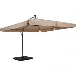 Best deal ⭐ Outdoor Expressions 10 Ft. Gazebo Offset Tan Patio Umbrella 🔥 -Outdoor Expressions shop ItemImage 801591 q5x9bj 4fvdo8 e7jfqc