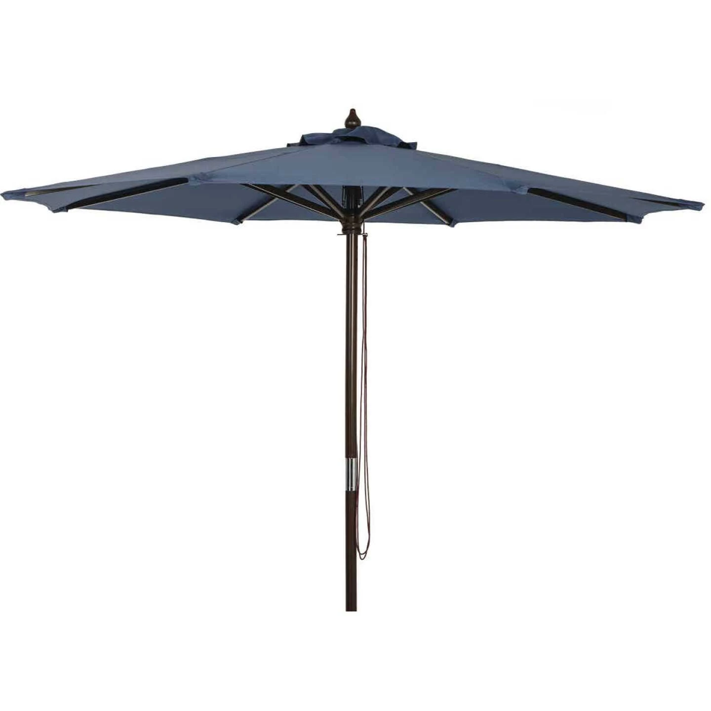 Outlet 🌟 Outdoor Expressions 7.5 Ft. Pulley Heather Blue Market Patio Umbrella With Chrome Plated Hardware 😍 1 Outlet 🌟 Outdoor Expressions 7.5 Ft. Pulley Heather Blue Market Patio Umbrella With Chrome Plated Hardware 😍