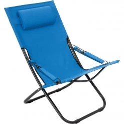 Wholesale 🎁 Outdoor Expressions Folding Blue Hammock Chair With Headrest 👏