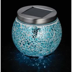 Brand new 🌟 Outdoor Expressions 3.5 In. H. X 3.5 In. Dia. Green, Red, Or Purple Crackled Glass Tabletop Solar Patio Light 🥰 -Outdoor Expressions shop ItemImage 802003 q5xas4 4zlksw f68dk2