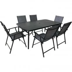 Top 10 🌟 Outdoor Expressions Fairview 7-Piece Foldable Dining Set 🛒