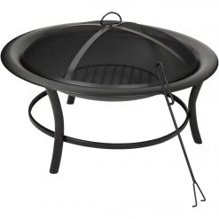 Hot Sale 👍 Outdoor Expressions 30 In. Round Steel Fire Pit 🎉
