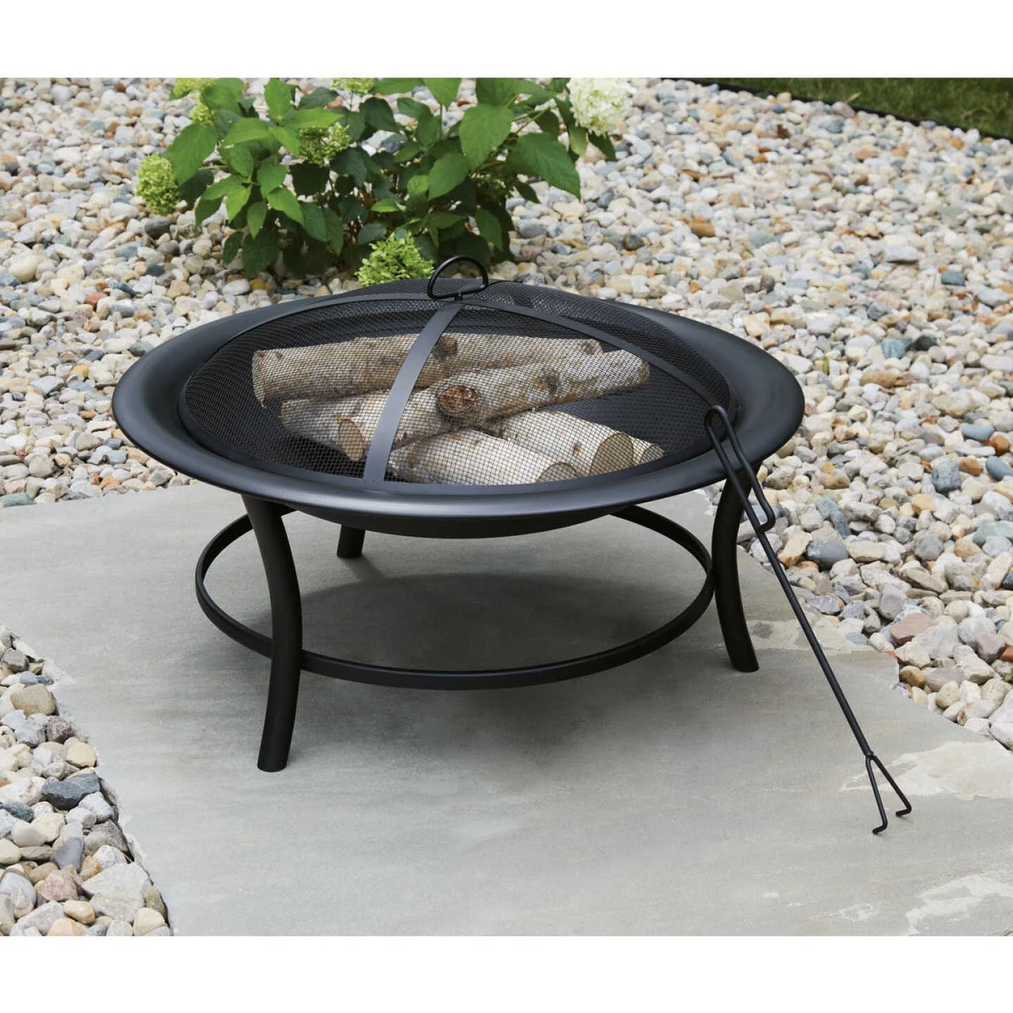 Hot Sale 👍 Outdoor Expressions 30 In. Round Steel Fire Pit 🎉 3 Hot Sale 👍 Outdoor Expressions 30 In. Round Steel Fire Pit 🎉 - Image 3