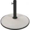 Coupon ⭐ Outdoor Expressions 17 In. Round Tan Concrete Umbrella Base 🧨