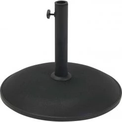 Deals ❤️ Outdoor Expressions 17 In. Round Black Concrete Umbrella Base 👍