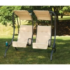 Best Sale 😀 Outdoor Expressions 2-Person 67 In. W. X 67 In. H. X 53.5 In. D. Tan Patio Swing 😀 9 Best Sale 😀 Outdoor Expressions 2-Person 67 In. W. X 67 In. H. X 53.5 In. D. Tan Patio Swing 😀 -Outdoor Expressions shop ItemImage 821383 xhngj4g289tcf8bbjv9qg9p