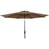 Coupon ❤️ Outdoor Expressions 9 Ft. Aluminum Tilt/Crank Brown Patio Umbrella ❤️