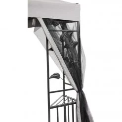 Discount 🔥 Outdoor Expressions 10 Ft. X 10 Ft. Gray & Black Steel Gazebo With Sides 🔥 -Outdoor Expressions shop ItemImage 830735 9m3crs47wgsxt6jmr54kq