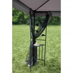 Discount 🔥 Outdoor Expressions 10 Ft. X 10 Ft. Gray & Black Steel Gazebo With Sides 🔥 -Outdoor Expressions shop ItemImage 830735 mx5fwcs4h5cvgbmmk5c3t79j