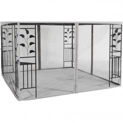 Best reviews of ✨ Outdoor Expressions 10 Ft. X 10 Ft. Gray Replacement Gazebo Netting 🔔