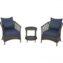 Cheapest 🔔 Outdoor Expressions Capitola 3-Piece Wicker Bistro Set ⭐