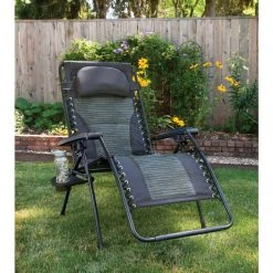 Cheapest 🥰 Outdoor Expressions Zero Gravity Deluxe Relaxer Gray Padded Chair With Cup Holder 🥰 -Outdoor Expressions shop ItemImage 839227 q5xdd0 2cf6hs 3hxrtv