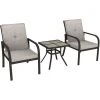 Outlet 😀 Outdoor Expressions San Marcos 3-Piece Bistro Set ⭐