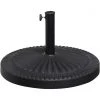 Best Pirce 🔥 Outdoor Expressions 24 In. Round Black Polyresin Umbrella Base ✨