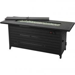 Cheapest 🔔 Outdoor Expressions 56 In. X 21 In. Rectangular Propane Fire Pit Table 😉