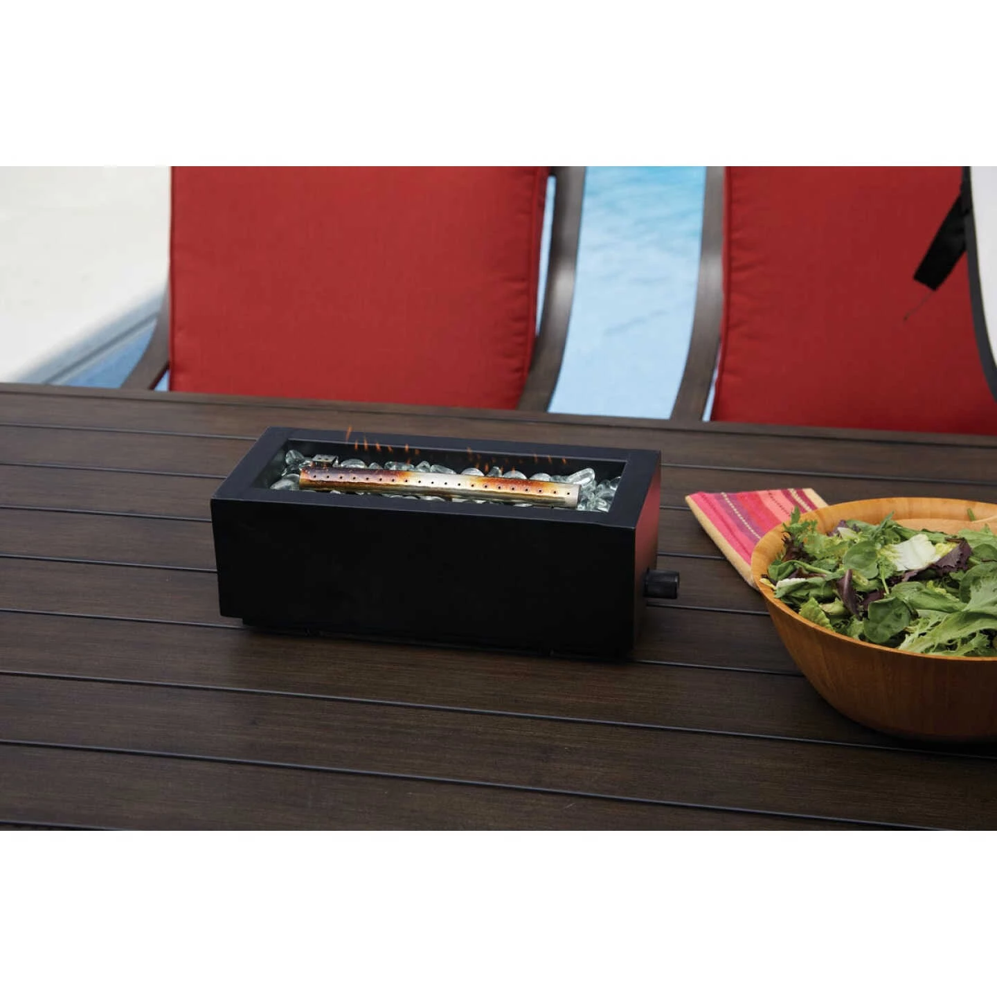 Budget โญ Outdoor Expressions 14 In. Rectangular Table Top Gas Fire Pit ๐ 2 Budget โญ Outdoor Expressions 14 In. Rectangular Table Top Gas Fire Pit ๐ - Image 2