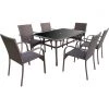 Hot Sale 👏 Outdoor Expressions Carlton 7-Piece Mocha Dining Set 😍