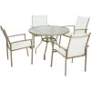 Best deal 💯 Outdoor Expressions Mayberry 5-Piece Steel Dining Set 🔔