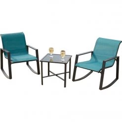 Best reviews of 🧨 Outdoor Expressions Naples 3-Piece Rocking Bistro Set ❤️
